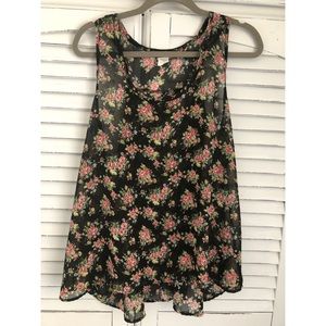 Deb Sheer Floral Tank